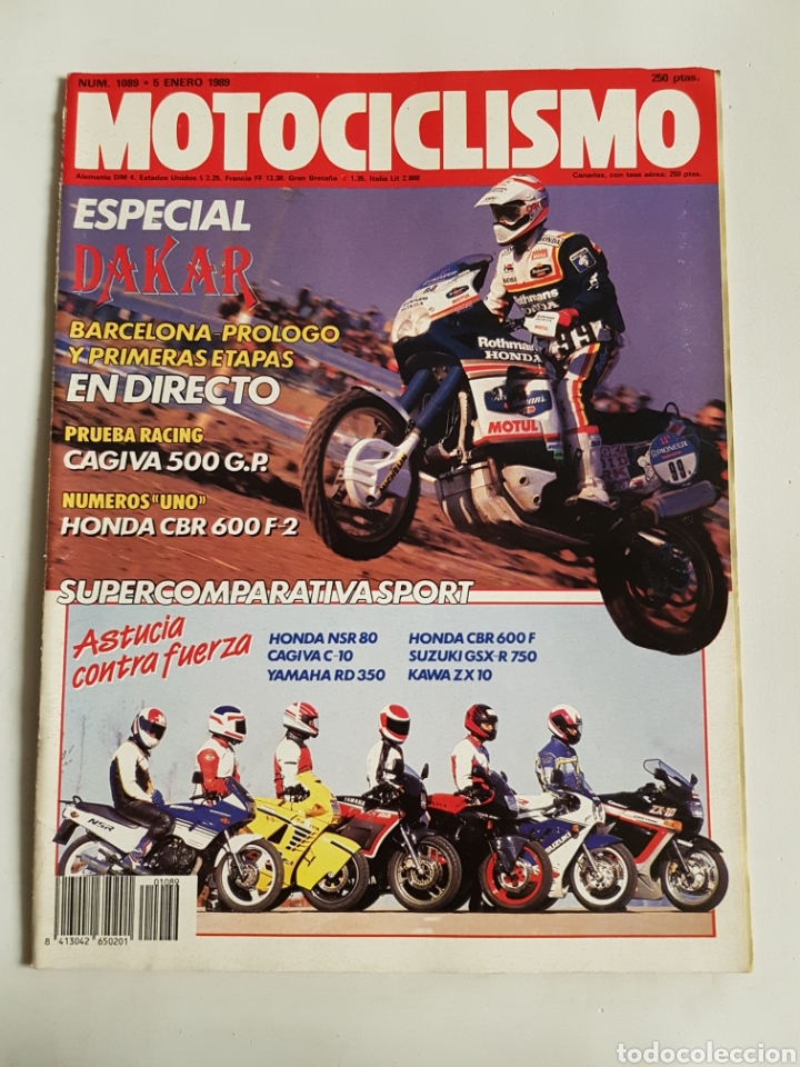 Voitures et Motocyclettes: Revista motociclismo n&uacute;mero 1089