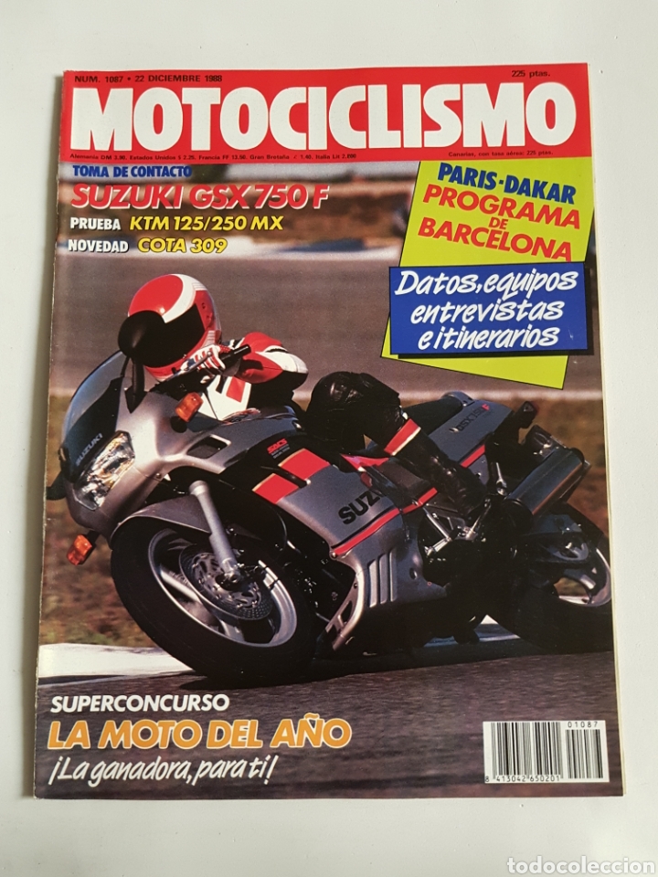 Voitures et Motocyclettes: Revista motociclismo n&uacute;mero 1087
