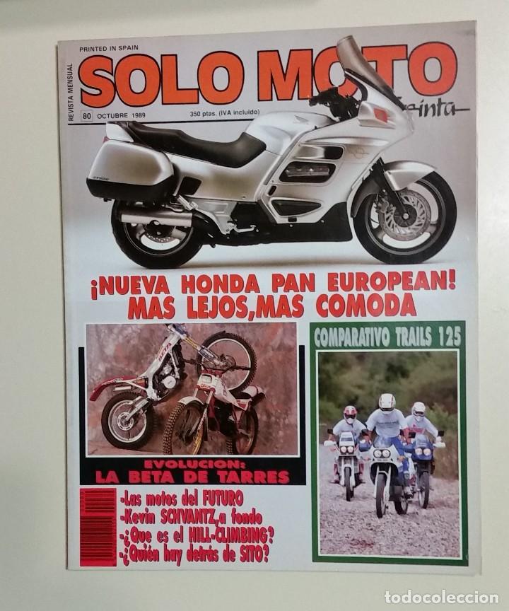 Carros e motociclos: REVISTA SOLO MOTO TREINTA. N&ordm; 80. OCTUBRE 1989. CCAVENDE