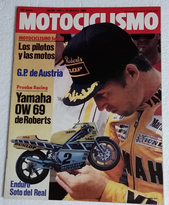Automobili e Motociclette: REVISTA MOTOCICLISMO N&ordm; 853. A&Ntilde;O 1984. 26 DE MAYO . CCAVENDE