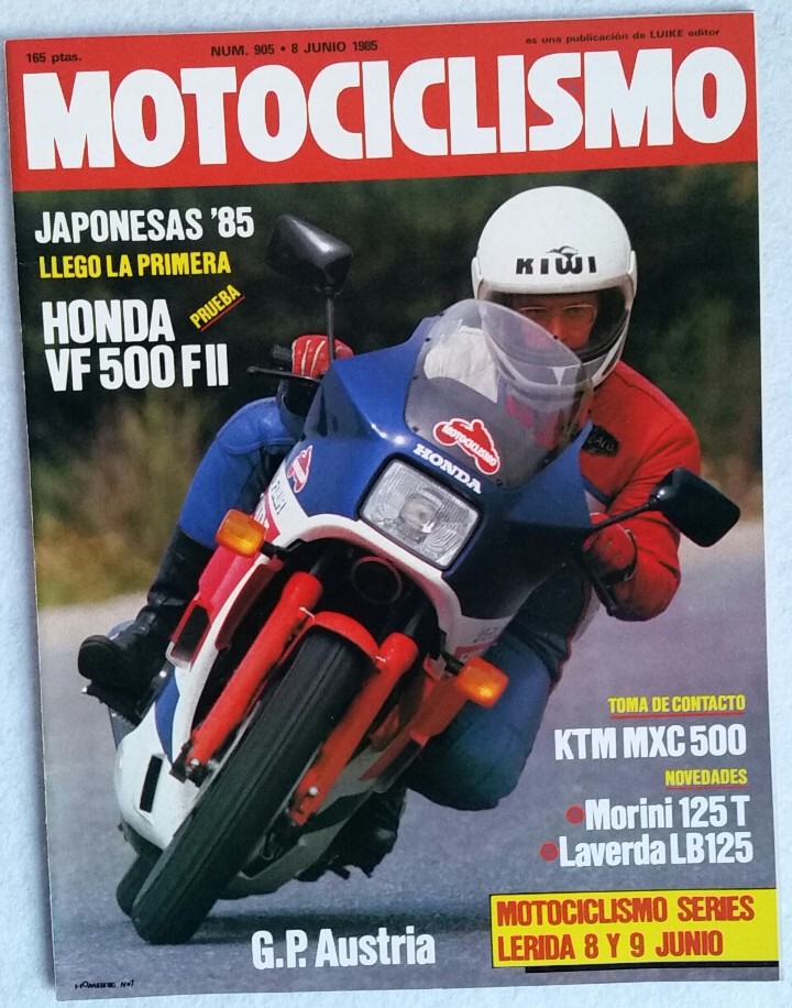 Cars and Motorcycles: REVISTA MOTOCICLISMO N&ordm; 905. A&Ntilde;O 1985. 8 DE JUNIO. CCAVENDE.
