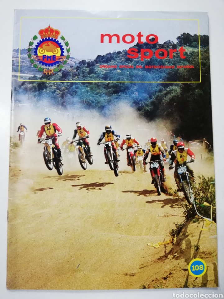 Autos und Motorr&auml;der: MOTOR SPORT NUMERO 108, REAL FEDERACI&Oacute;N MOTOCICLISTA ESPA&Ntilde;OLA, MARZO 1980