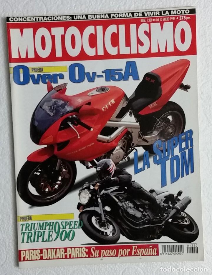 Cars and Motorcycles: REVISTA MOTOCICLISMO N&ordm; 1350. A&Ntilde;O 1994. 4 AL 10 ENERO. CCAVENDE.