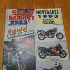 Coches y Motocicletas: REVISTA DE MOTOCICLISMO SÓLO MOTO ACTUAL NÚMERO 851 AÑO 1992. Lote 110410691