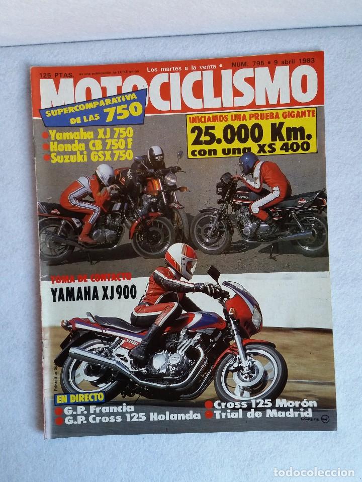 Carros e motociclos: REVISTA MOTOCICLISMO N&ordm; 795. A&Ntilde;O 1983. 9 ABRIL. G.P. FRANCIA. CCAVENDE