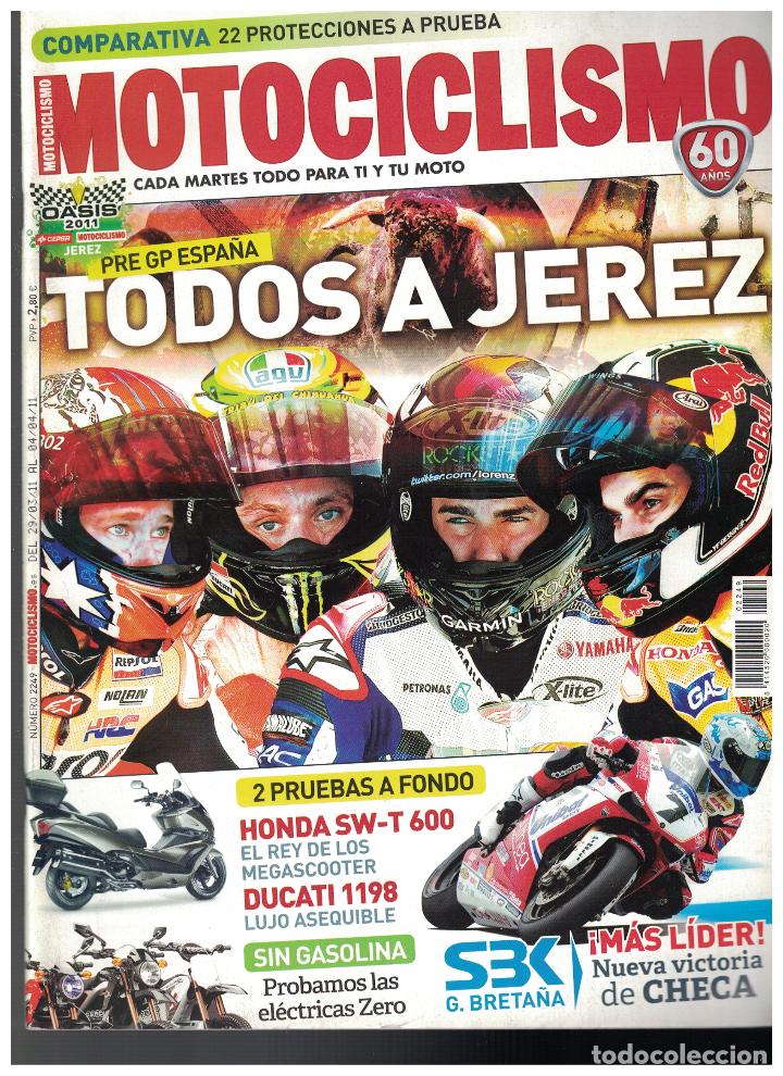 Cars and Motorcycles: (C-019) - MOTOCICLISMO N&ordm; 2249 - 2011