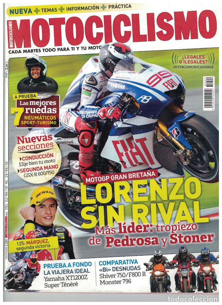 Cars and Motorcycles: (C-019) - MOTOCICLISMO N&ordm; 2209 - 2010