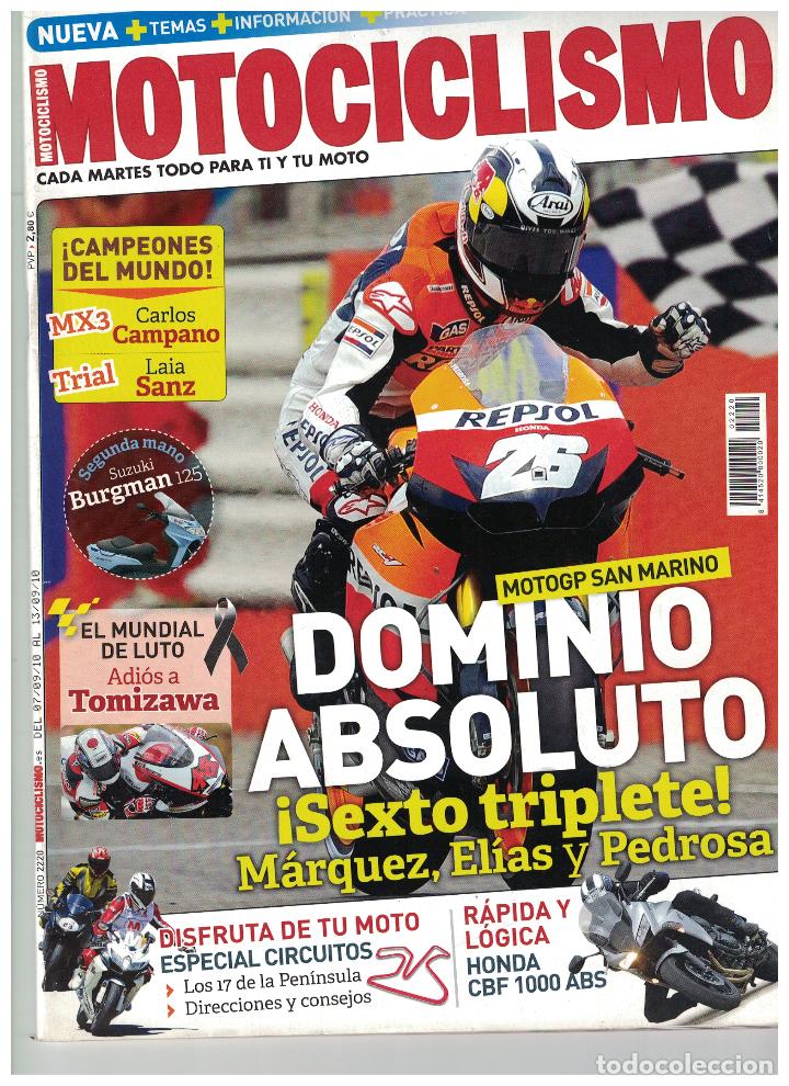 Cars and Motorcycles: (C-019) - MOTOCICLISMO N&ordm; 2220 - 2010