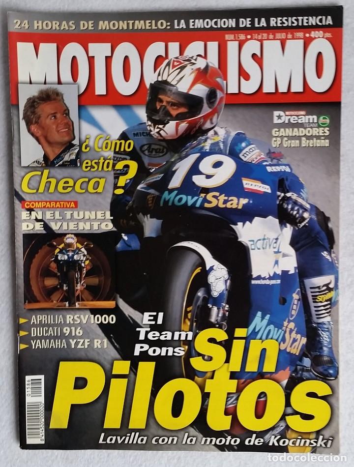 Voitures et Motocyclettes: REVISTA MOTOCICLISMO N&ordm; 1586. A&Ntilde;O 1998. 14 AL 20 JULIO.