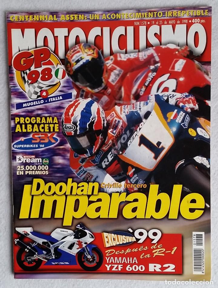 Voitures et Motocyclettes: REVISTA MOTOCICLISMO N&ordm; 1578. A&Ntilde;O 1998.19 AL 25 MAYO.