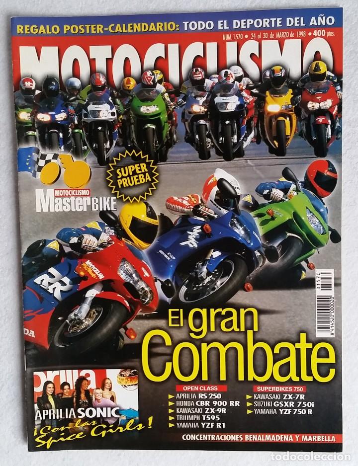 Voitures et Motocyclettes: REVISTA MOTOCICLISMO N&ordm; 1570. A&Ntilde;O 1998.24 AL 30 MARZO.