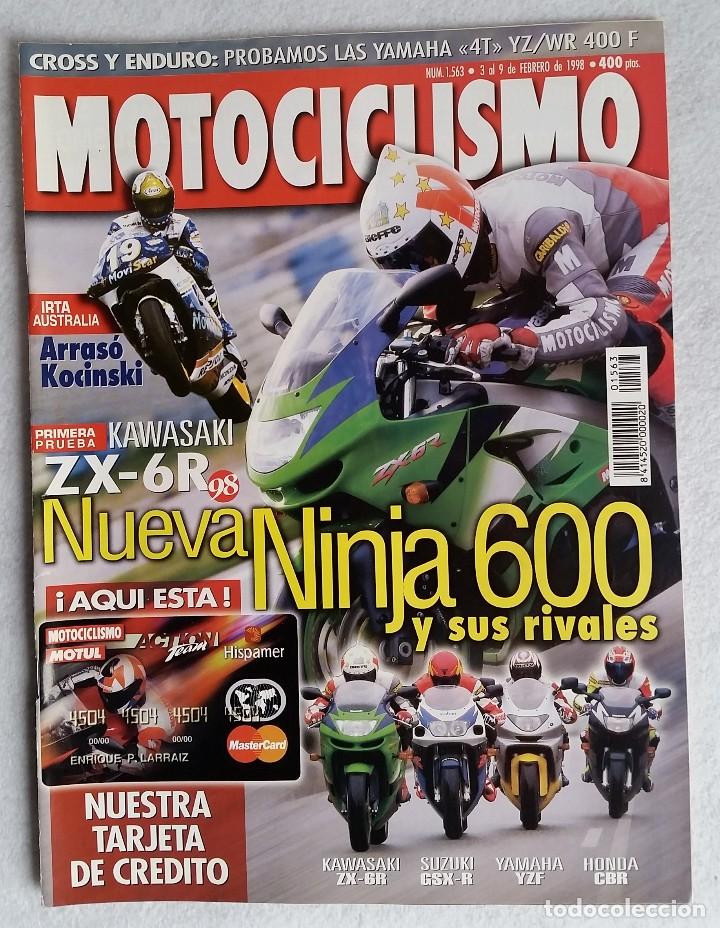 Cars and Motorcycles: REVISTA MOTOCICLISMO N&ordm; 1563. A&Ntilde;O 1998. 3 AL 9 FEBRERO.