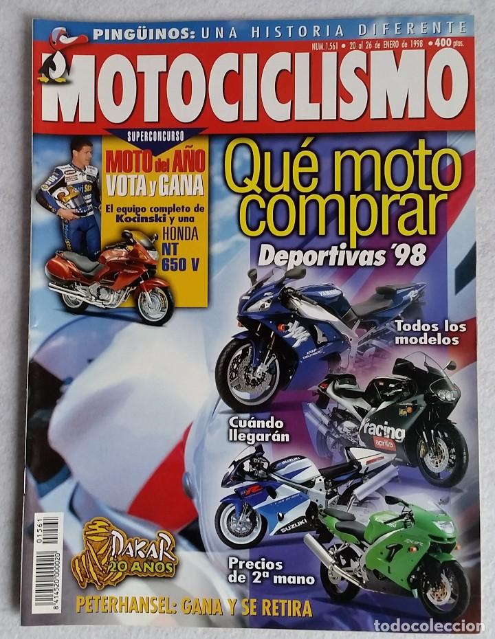 Cars and Motorcycles: REVISTA MOTOCICLISMO N&ordm; 1561. A&Ntilde;O 1998. 20 AL 26 ENERO.
