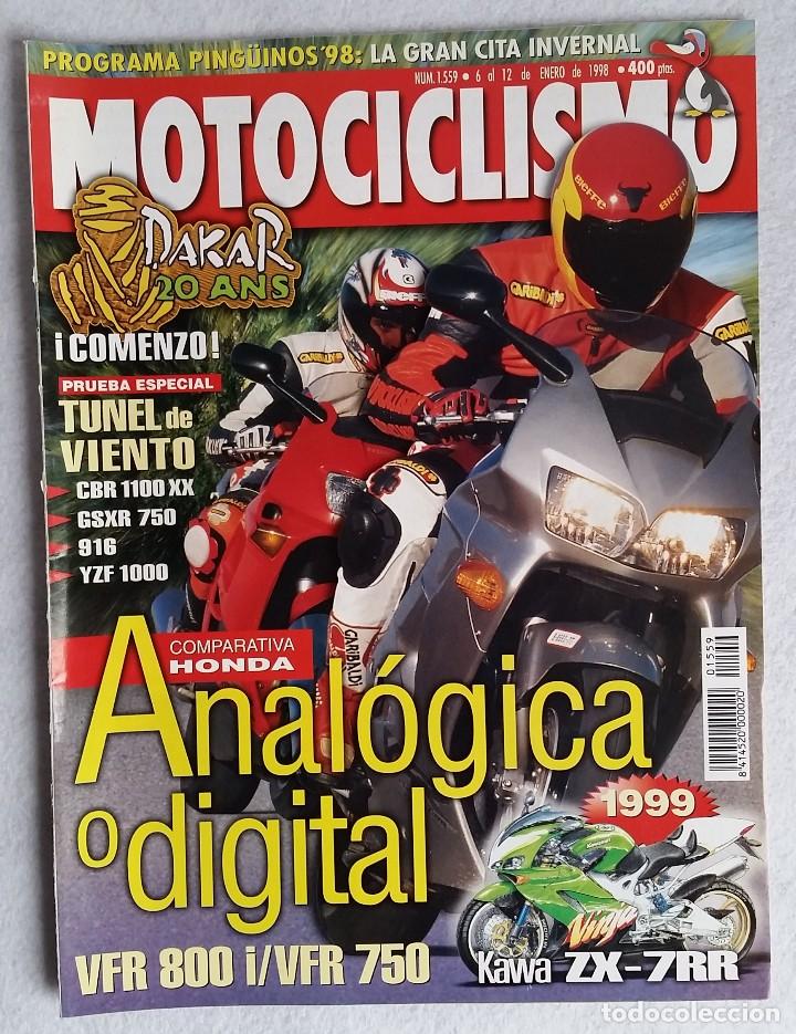 Cars and Motorcycles: REVISTA MOTOCICLISMO N&ordm; 1559. A&Ntilde;O 1998. 6 AL 12 ENERO. CCAVENDE