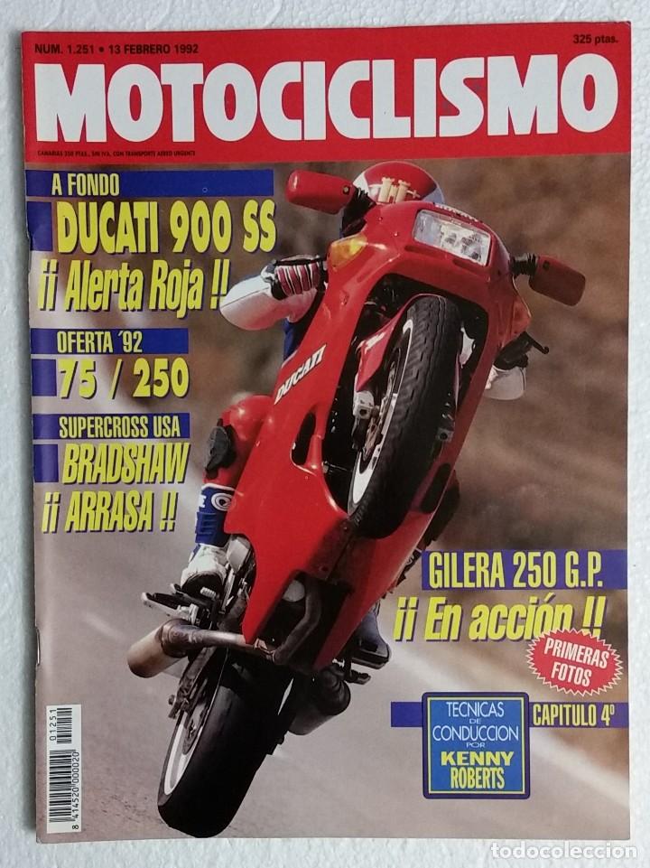 Cars and Motorcycles: REVISTA MOTOCICLISMO N&ordm; 1251. A&Ntilde;O 1992. 13 FEBRERO. CCAVENDE