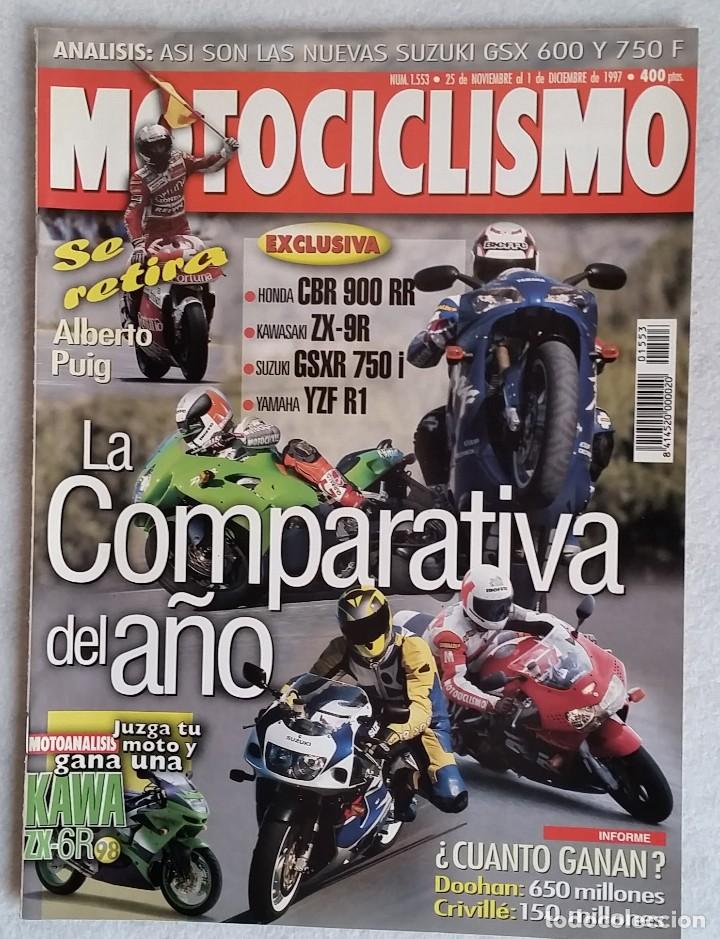 Cars and Motorcycles: REVISTA MOTOCICLISMO N&ordm; 1553. A&Ntilde;O 1997. 25 NOVIEMBRE AL 1 DICIEMBRE. CCAVENDE