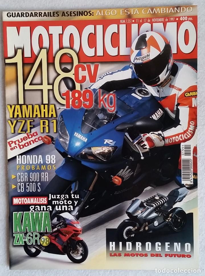 Cars and Motorcycles: REVISTA MOTOCICLISMO N&ordm; 1551. A&Ntilde;O 1997. 11 AL 17 NOVIEMBRE. CCAVENDE