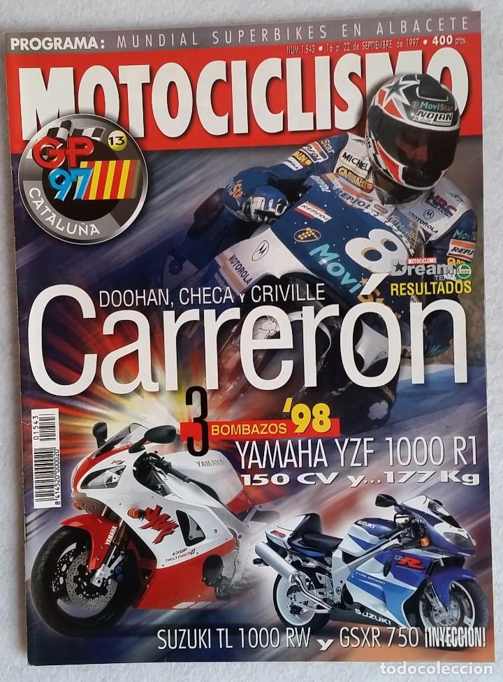Cars and Motorcycles: REVISTA MOTOCICLISMO N&ordm; 1543. A&Ntilde;O 1997. 16 AL 22 SEPTIEMBRE. CCAVENDE