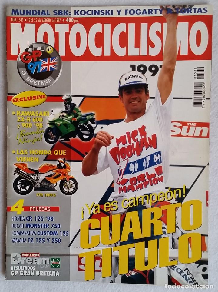 Cars and Motorcycles: REVISTA MOTOCICLISMO N&ordm; 1539. A&Ntilde;O 1997. 19 AL 25 AGOSTO. CCAVENDE