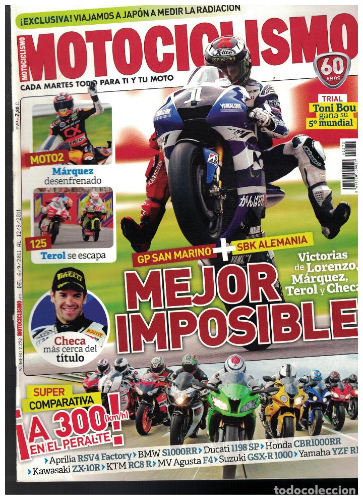 Automobili e Motociclette: (C-019) - MOTOCICLISMO N&ordm; 2272 - 2011