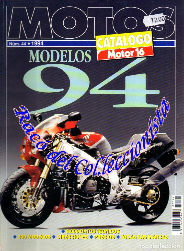 Coches y Motocicletas: MOTOS CATALOGO MOTOR 16 N&ordm; 44 1994