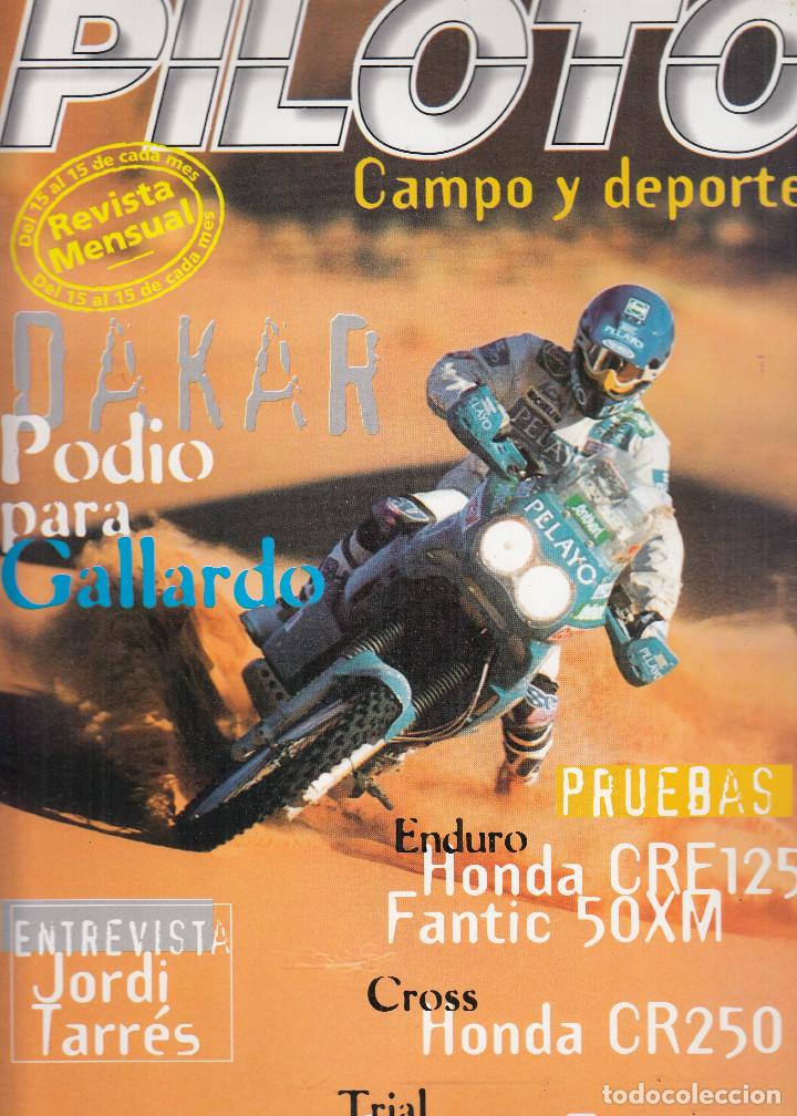 Cars and Motorcycles: REVISTA PILOTO N&ordm; 48 A&Ntilde;O 1997. PRUEBA: HONDA CRE 125. FANTIC 50XM. HONDA CR 250. SCORPA EASY 280.