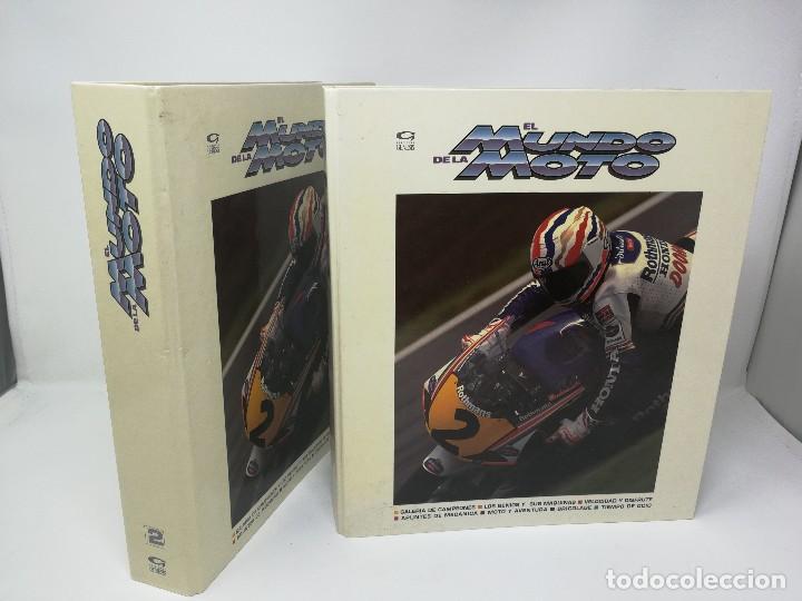 Voitures et Motocyclettes: El mundo de la moto volumen 1 y 2. Archivadores anillas con fichas.  Ediciones Genesis 1992