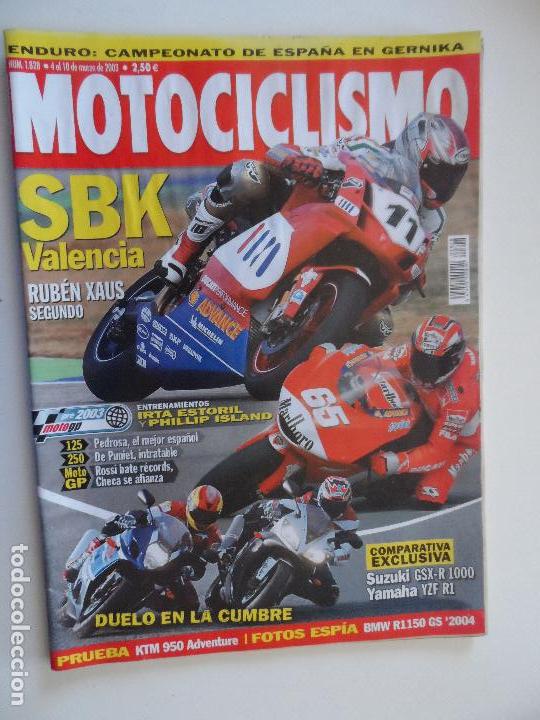 MOTOCICLISMO REVISTAS AÑO 2003Nº 1828 MARZO (Coches y Motocicletas - Revistas de Motos y Motocicletas)