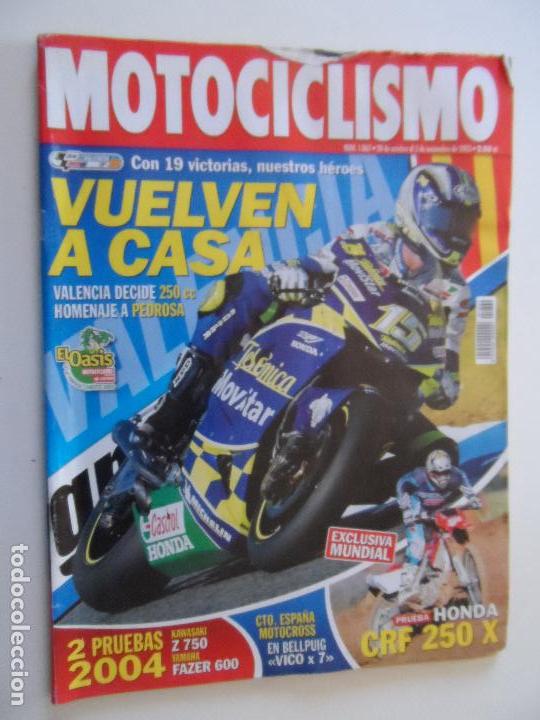 Coches y Motocicletas: MOTOCICLISMO REVISTAS AÑO 2003- OCTUBRE -Nº 1862 - Foto 1 - 116727583