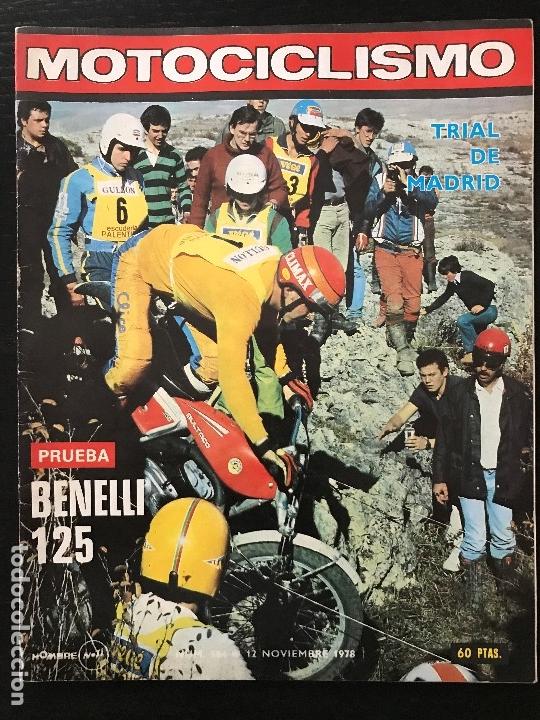 Automobili e Motociclette: MOTOCICLISMO N&ordm; 584 - NOV 1978 - BENELLI 125 / TRIAL MADRID / RABASSADA / 5000 KM VESPINO NL