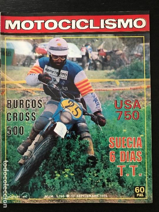 Automobili e Motociclette: MOTOCICLISMO N&ordm; 576 - SEP 1978 - MOTO CROSS BURGOS / 6 DIAS TT SUECIA / MARCELINO - TONI GARCIA