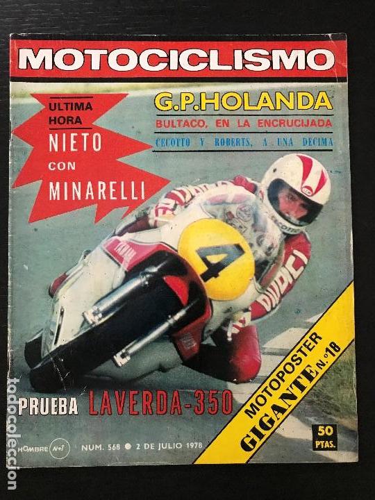 Automobili e Motociclette: MOTOCICLISMO N&ordm; 568 - JULIO 1978 - GP HOLANDA / LAVERDA 350 / MOTO CROSS