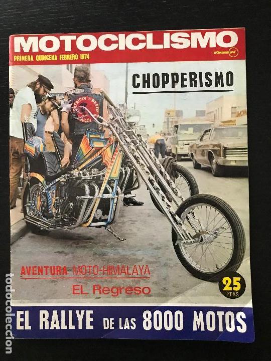 Coches y Motocicletas: MOTOCICLISMO 1&ordf; QUINCENA - FEBRERO 1974 - HARLEY DAVIDSON SPORTSTER 1000 /  SOLER / CHOPPER