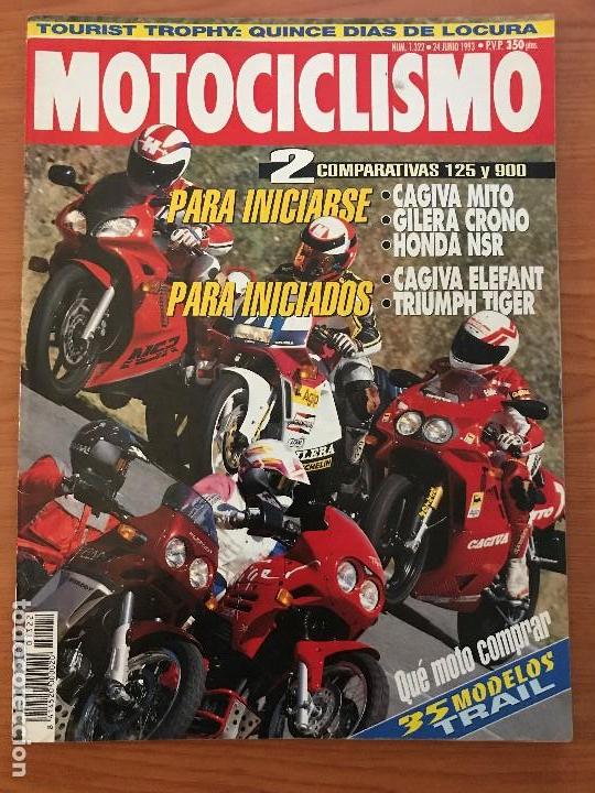 Autos und Motorr&auml;der: MOTOCICLISMO N&ordm; 1322 - JUNIO 1993 - CAGIVA ELEFANT 900 / TRIUMPH TIGER 900 / GILERA CRONO /HONDA NSR