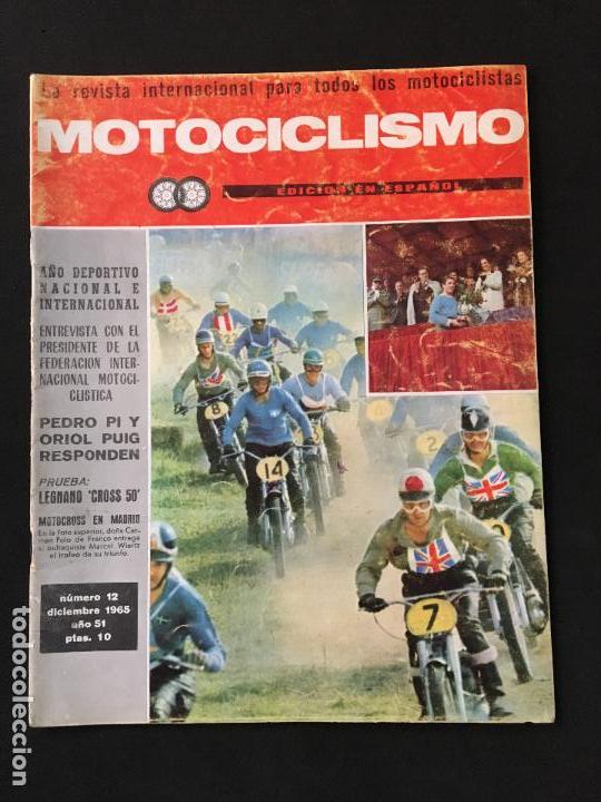 Cars and Motorcycles: Revista motociclismo numero 12 diciembre 1965 prueba legnano cross 50