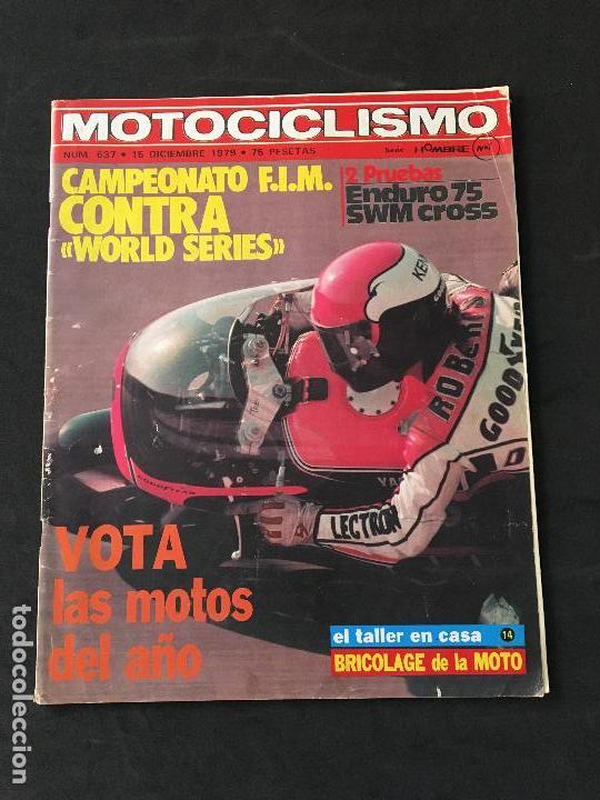 Cars and Motorcycles: Revista motociclismo numero 637 diciembre 1979 prueba enduro 75-swm cross