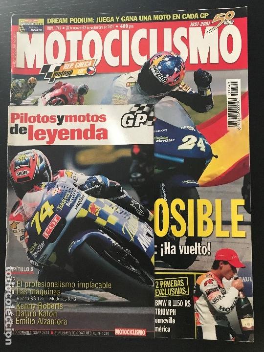 Cars and Motorcycles: MOTOCICLISMO N&ordm; 1749 - AGO 2001 - BMW R 1150 RS / APRILIA CAPONORD / BMW 1150 GS / CAGIVA NAVIGATOR