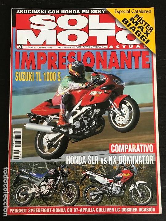 Coches y Motocicletas: SOLO MOTO ACTUAL - N&ordm; 1069 - DIC 1996 - SUZUKI TL 1000 S / HONDA SLR / HONDA NX DOMINATOR