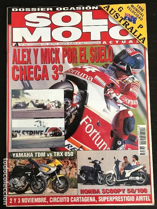 Automobili e Motociclette: SOLO MOTO ACTUAL - N&ordm; 1063 - OCT 1996 - YAMAHA TDM 850 VS / YAMAHA TRX 850 / HONDA SCOOPY 50/100