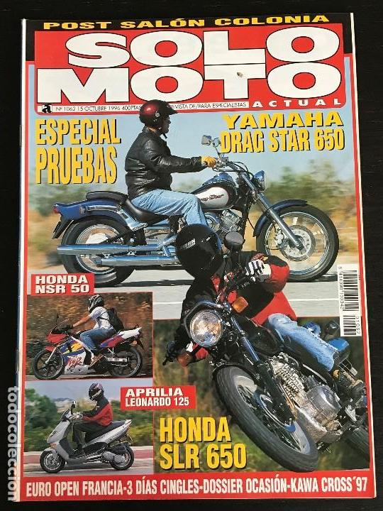 Automobili e Motociclette: SOLO MOTO ACTUAL - N&ordm; 1062 - OCT 1996 - YAMAHA DRAG STAR 650 / HONDA NSR 50 / APRILIA LEONARDO 125