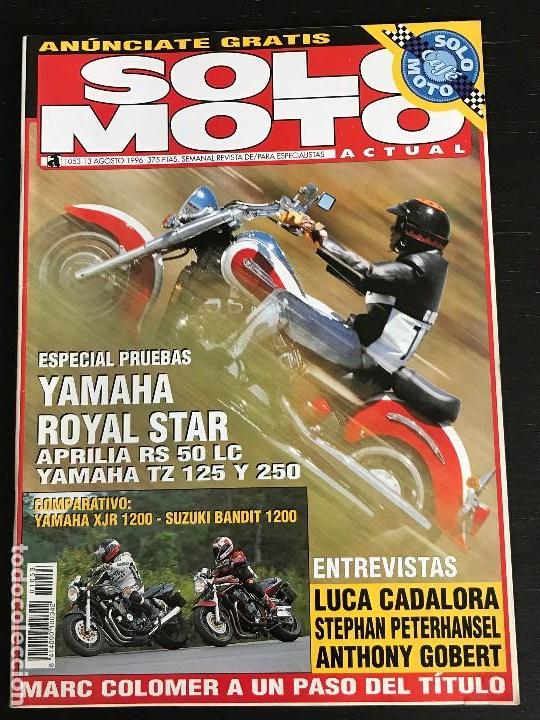 Automobili e Motociclette: SOLO MOTO ACTUAL - N&ordm; 1053 - AGOSTO 1996 - YAMAHA ROYAL STAR / APRILIA RS 50 LC / YAMAHA TZ 125 250