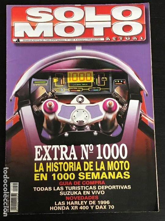Automobili e Motociclette: SOLO MOTO ACTUAL - N&ordm; 1000 - AGOSTO 1995 - EXTRA / HONDA XR 400 / HONDA DAX 70 / TRIAL ASTURIAS