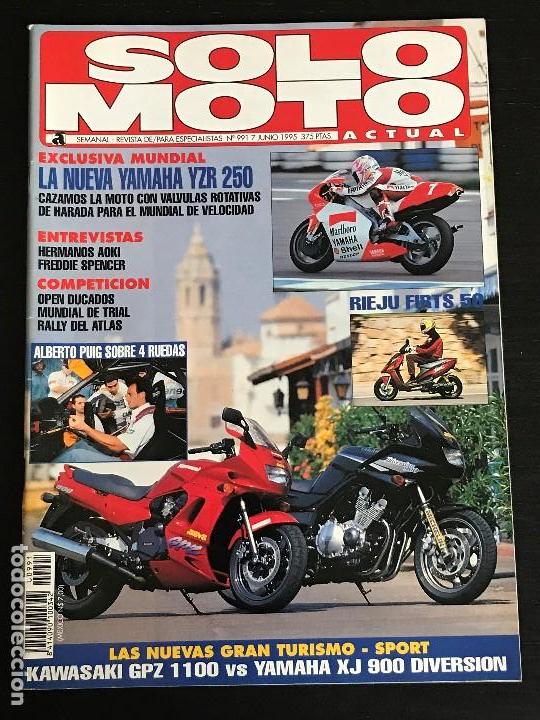 Automobili e Motociclette: SOLO MOTO ACTUAL - N&ordm; 991 - JUNIO 1995 - YAMAHA YZR 250 / RIEJU FIRTS 50 / OPEN DUCADOS / TRIAL