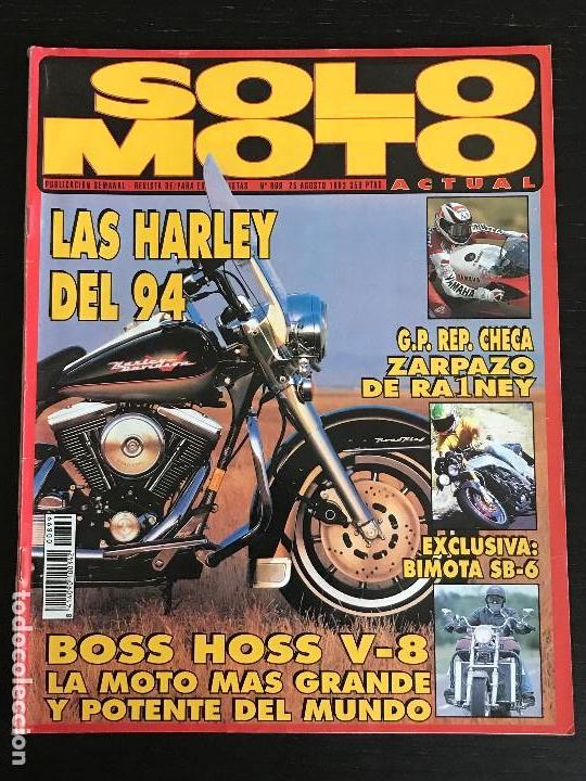 Coches y Motocicletas: SOLO MOTO ACTUAL - N&ordm; 899 - AGO 1993 - BIMOTA SB6 / BOSS HOSS V8 / MOTO GUZZI DAYTONA 1000