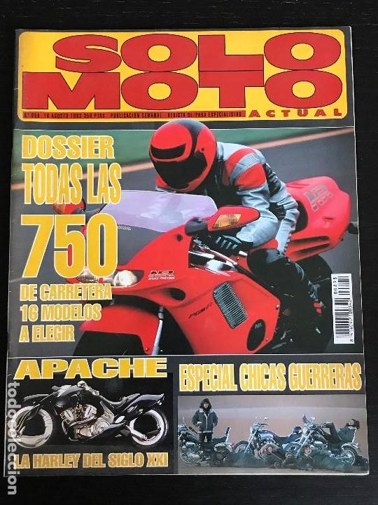 Coches y Motocicletas: SOLO MOTO ACTUAL - N&ordm; 898 - AGO 1993 - MOTOS CARRETERA 750 / LORIS CAPIROSSI / KTM /PEUGEOT SV 75