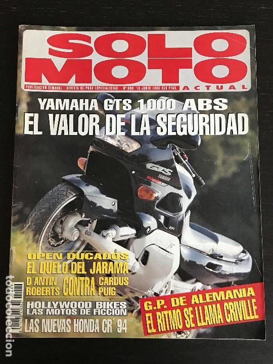 Autos und Motorr&auml;der: SOLO MOTO ACTUAL - N&ordm; 889 - JUNIO 1993 - YAMAHA GTS 1000  /  4 HORAS CALAFAT / HONDA CR 125