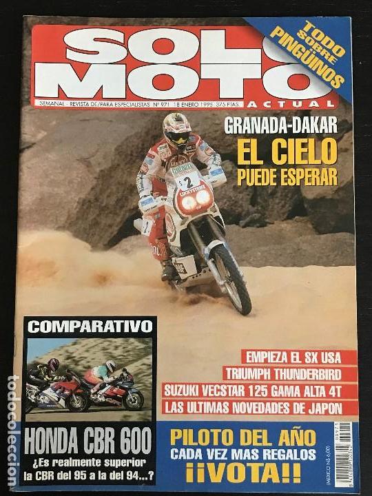 Coches y Motocicletas: SOLO MOTO ACTUAL - N&ordm; 971 - ENERO 1995 - HONDA CBR 600 / SUZUKI AN 125 / PING&Uuml;INOS