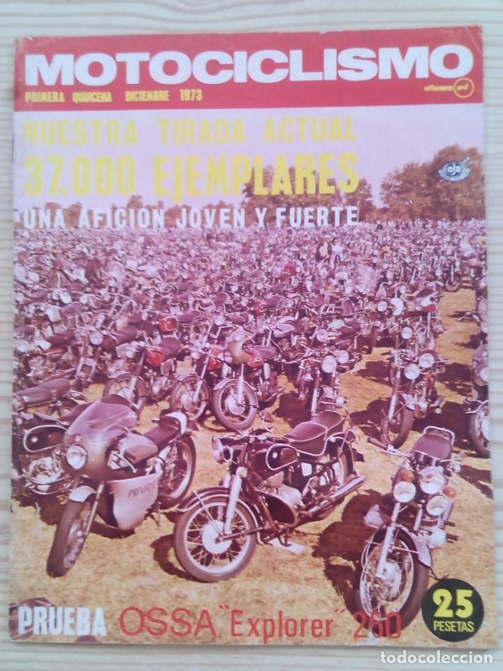 Voitures et Motocyclettes: Revista Motociclismo 1973 Diciembre - Sin Poster