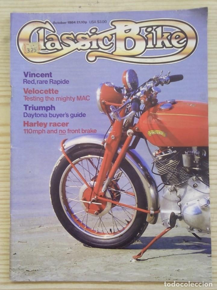 Voitures et Motocyclettes: Revista Classic Bike October 1984 - Ingles