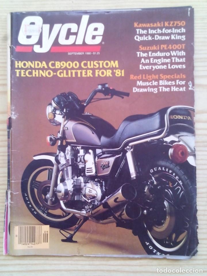 Voitures et Motocyclettes: Revista Cycle September 1980 - Ingles - Sin Poster
